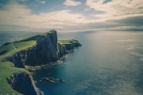 ocean, sea, coast ,water, cliffs