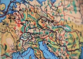map germany, europe