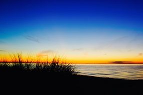 shore sunset
