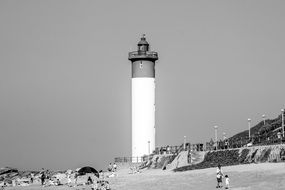 black and white photo umhlanga durban