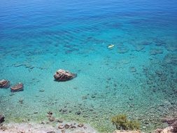 crete summer sea shore