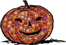 funny pumpkin halloween