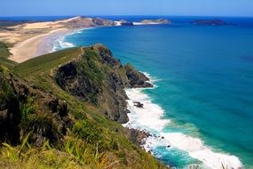 magnificent coastline in paradise