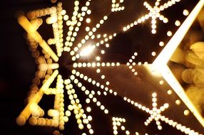 glitter christmas star