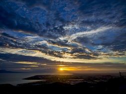 kumamoto kawachi sunset