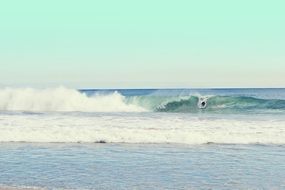 charmingly beautiful ocean surf