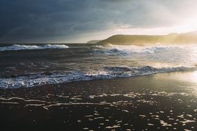 ocean shore breakwater