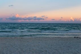 sunset blue sky