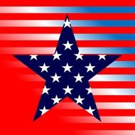 background in colors of american flag