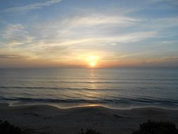 sunrise above ocean, usa, Florida