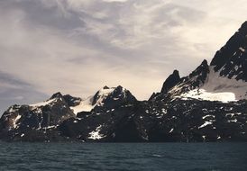 rocky coastline of the northern ocean