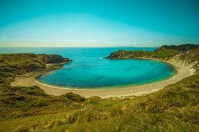 united states of america lulworth cove blue ocean of the sea