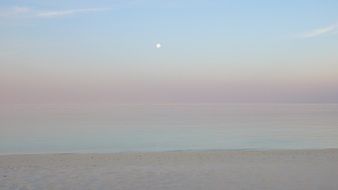 skyline over the beach in maldives