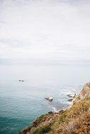rock landscape at the ocean