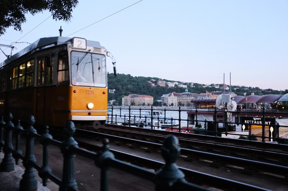 Old tram in Budapest