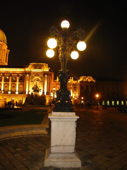 lighting street lamp on urban