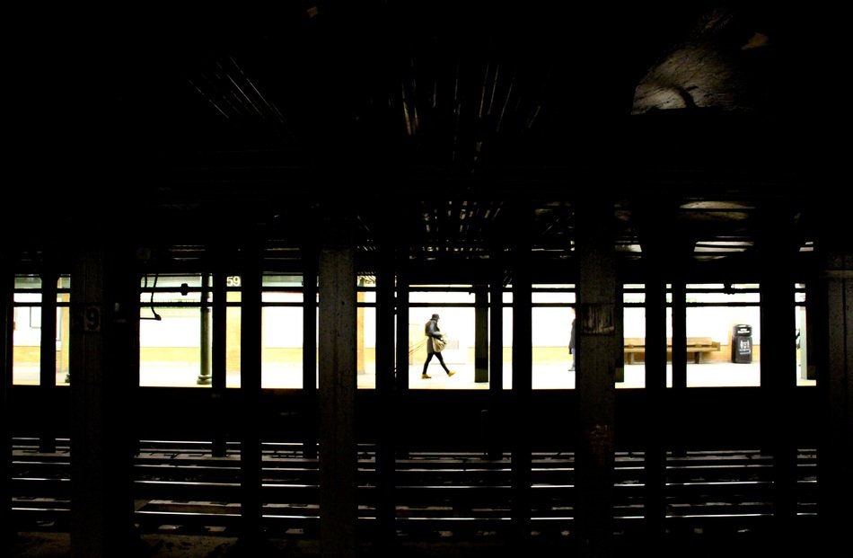 passenger in subway