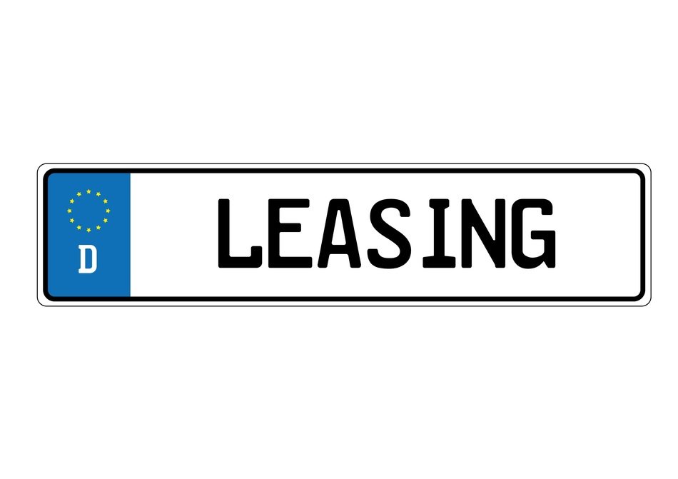Car license plate 'leasing' of Germany