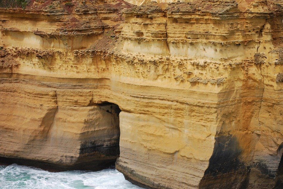 cliff on the coast of australia