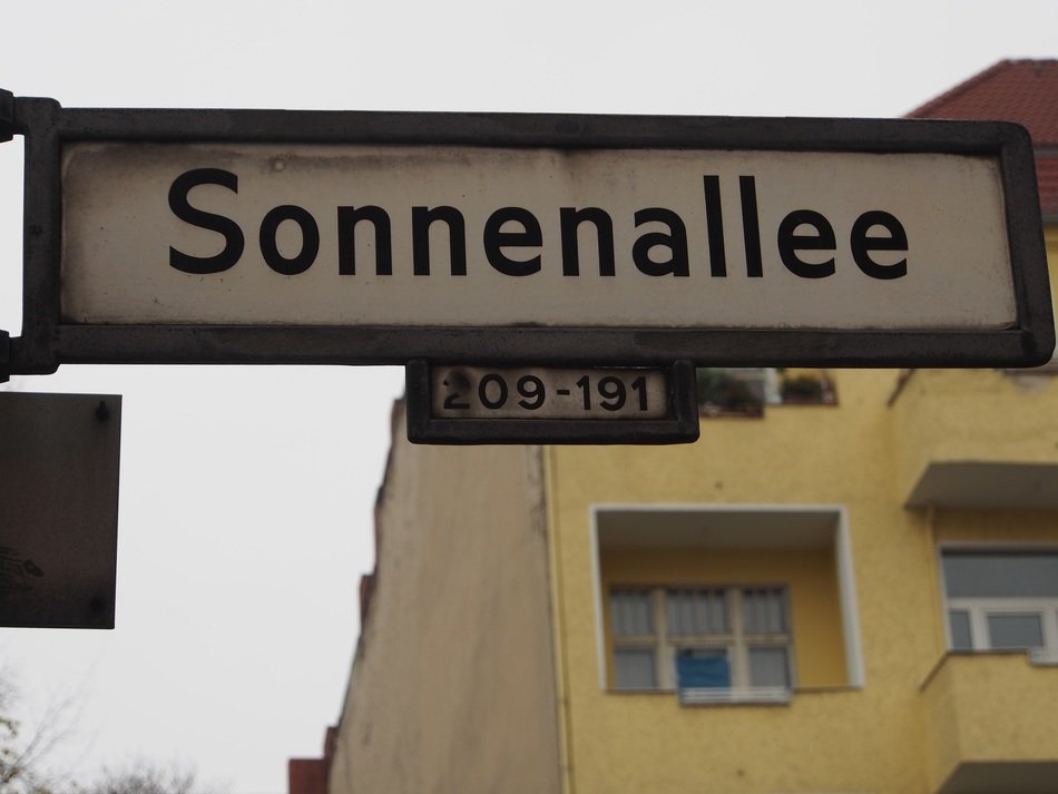 road sign in Berlin