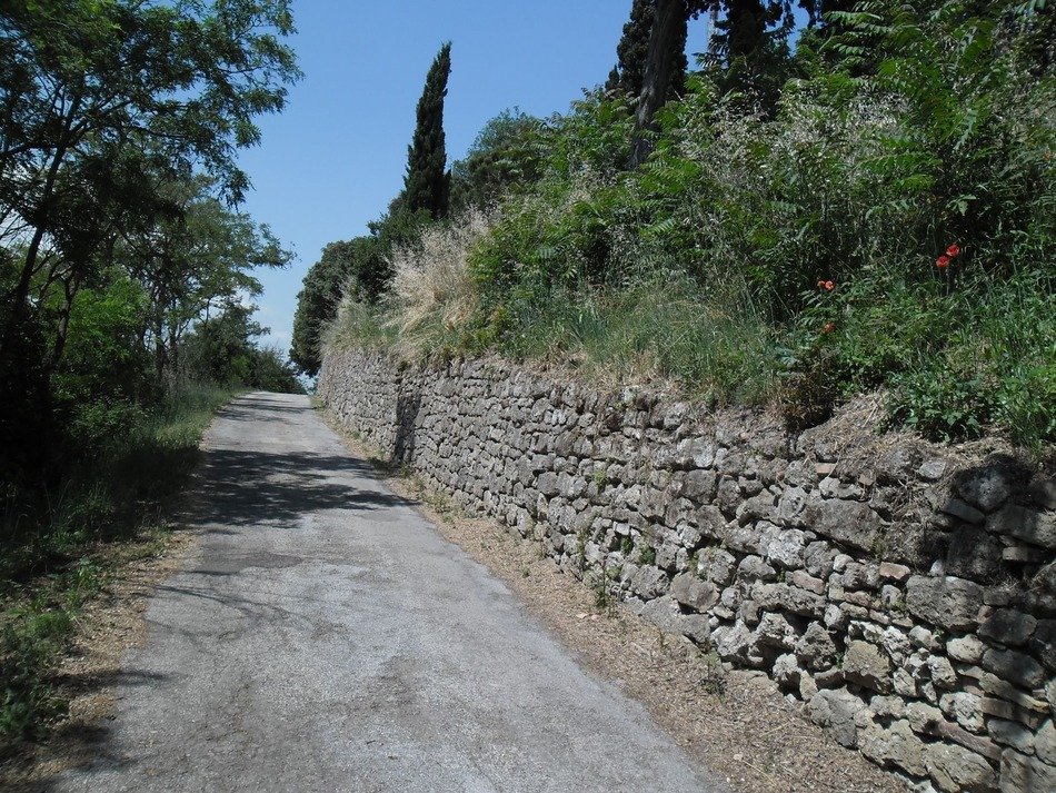 road wall upstream