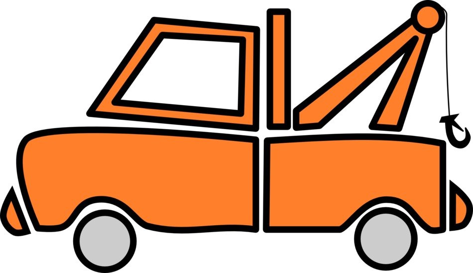 Orange vehicle picture