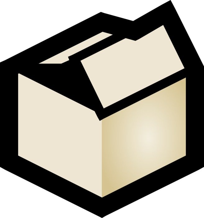 picture of open carton box