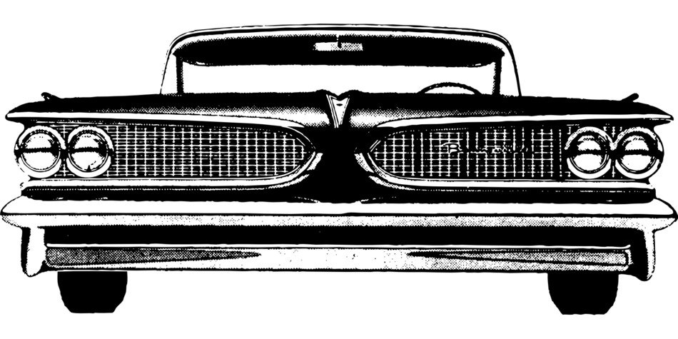 black car drawing