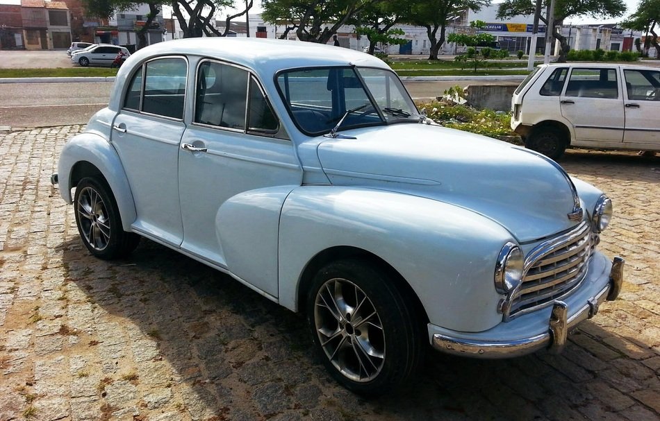 classic car in the square
