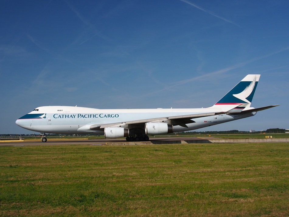 Boeing 747 at the airport