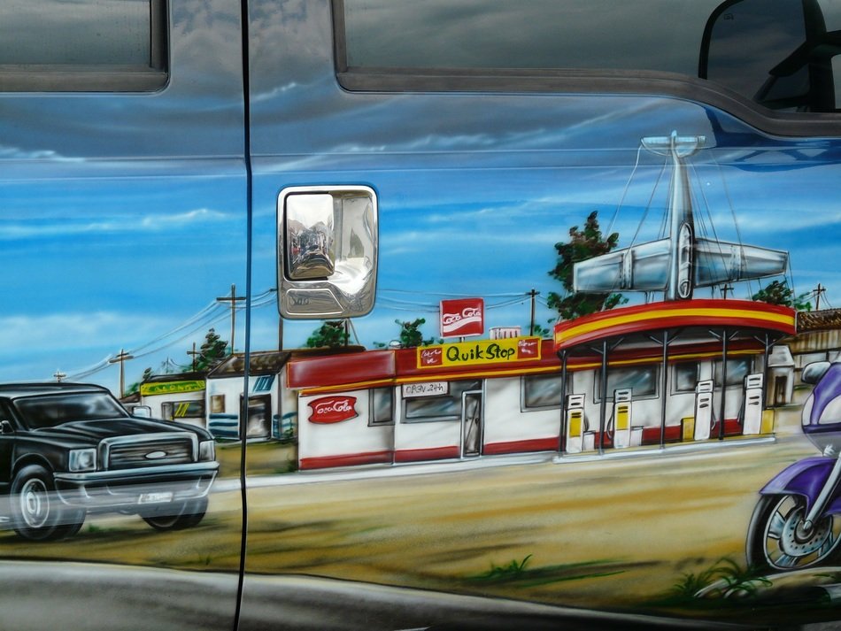 Car on a street picture