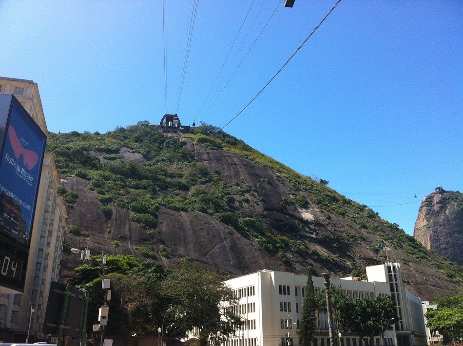 cable car over the sugar bread complex