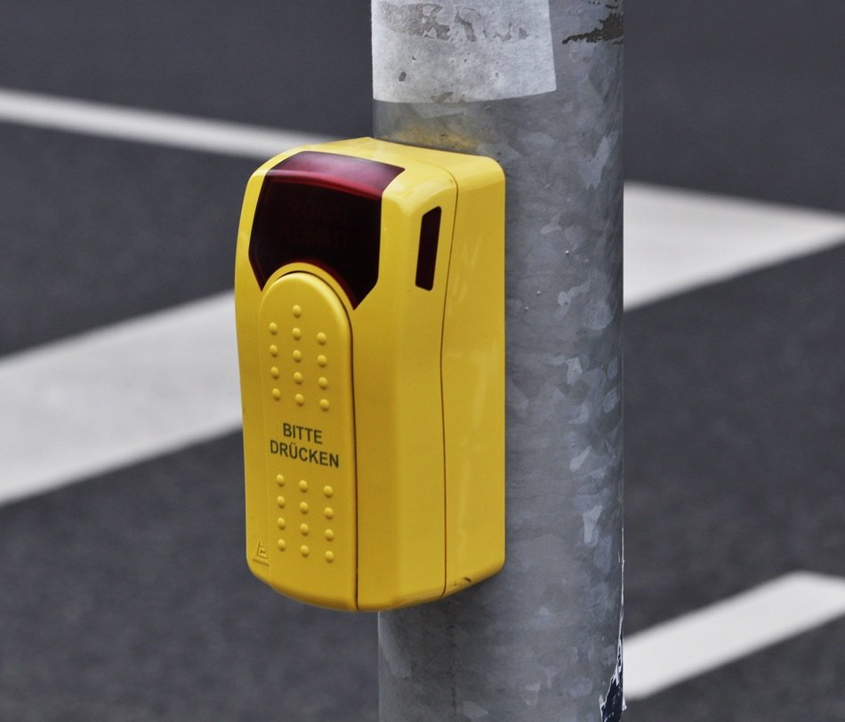 button for pedestrians