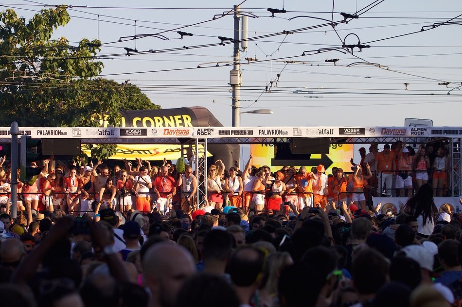 dancing at the festival
