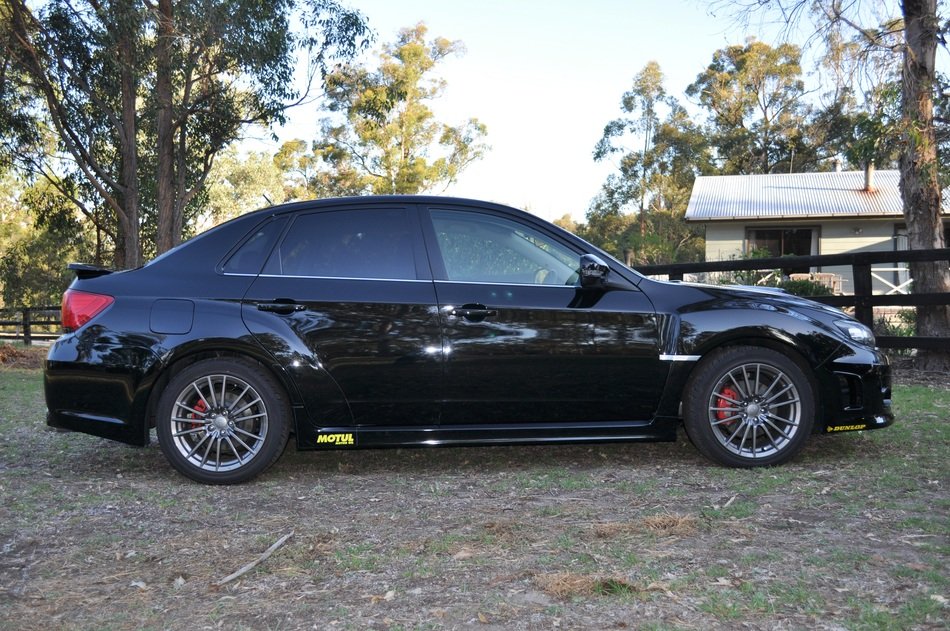 black subaru