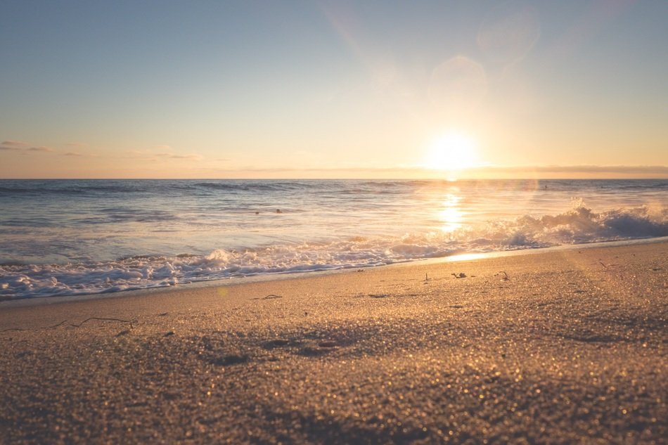Early morning on the beach
