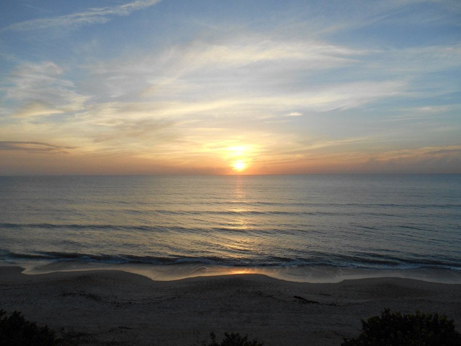 sunrise above ocean, usa, Florida