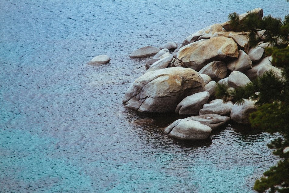 Huge Boulders On The Seaside Free Image Download