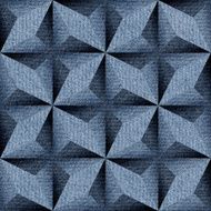 Abstract paneling pattern - seamless blue jeans