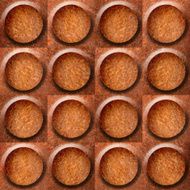 Wooden rounded abstract blocks - Carpathian Elm