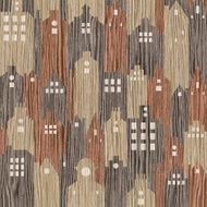 Abstract architectural building - seamless background Blasted Oak
