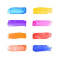 Watercolor style design elements N5