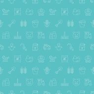 farming line pattern icon set N2