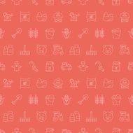 farming line pattern icon set N3
