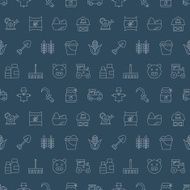 farming line pattern icon set N4