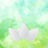 Abstract green geometrical background N3