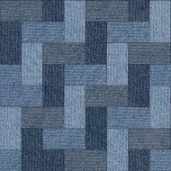 Abstract paneling pattern - seamless blue jeans cloth