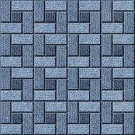 Abstract paneling pattern - seamless pattern blue jeans surface