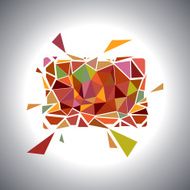 Polygonal Geometric Card Vector N2