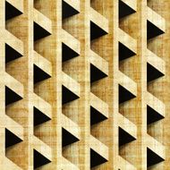 Abstract paneling pattern - seamless papyrus texture N16
